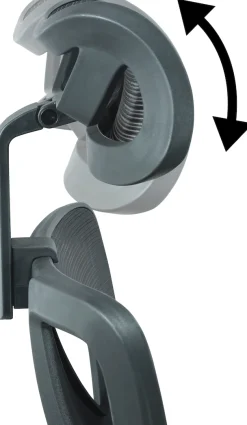 OTTO home Drehstuhl »Andora, moderner ergonomischer Schreibtischstuhl« () verstellbare Armlehne & Kopfstütze, Lendenwirbelstütze