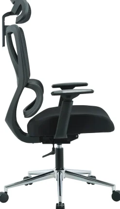 OTTO home Drehstuhl »Andora, moderner ergonomischer Schreibtischstuhl« () verstellbare Armlehne & Kopfstütze, Lendenwirbelstütze