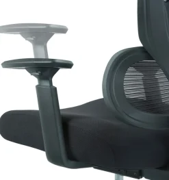 OTTO home Drehstuhl »Andora, moderner ergonomischer Schreibtischstuhl« () verstellbare Armlehne & Kopfstütze, Lendenwirbelstütze
