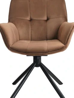 OTTO home Drehstuhl »Lika« () 2er Set, 360 Grad Drehfunktion, Samtpolsterung