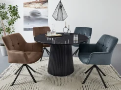 OTTO home Drehstuhl »Lika« () 2er Set, 360 Grad Drehfunktion, Samtpolsterung