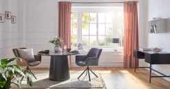 OTTO home Drehstuhl »Lika« () 2er Set, 360 Grad Drehfunktion, Samtpolsterung