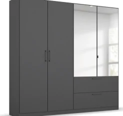 OTTO home Drehtürenschrank »Kleiderschrank Schrank Garderobe Wäscheschrank CHALLENGER« Breiten 181/226 cm, Höhen 197/210 cm,mit Spiegeltüren und geräumigen Schubladen MADE IN GERMANY
