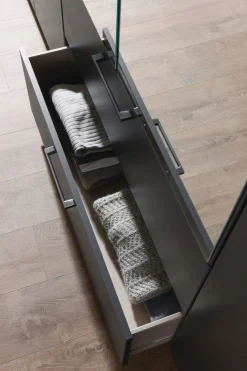 OTTO home Drehtürenschrank »Kleiderschrank Schrank Garderobe Wäscheschrank CHALLENGER« Breiten 181/226 cm, Höhen 197/210 cm,mit Spiegeltüren und geräumigen Schubladen MADE IN GERMANY