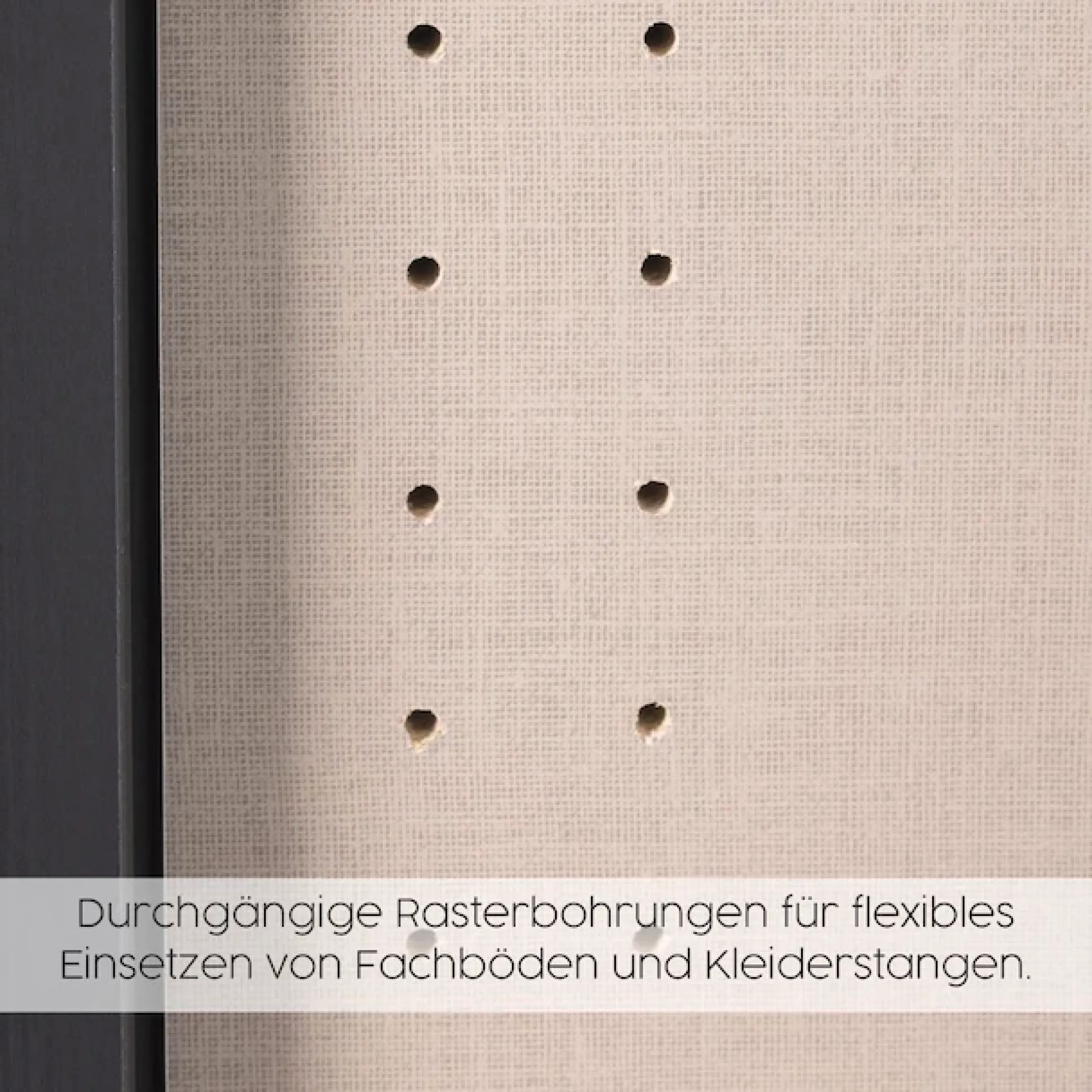 OTTO home Drehtürenschrank »Kleiderschrank Kleiderschränke Schrank Garderobe AGORDO mit Glasfront« in zwei Griff-Farben, Breiten 91-405 cm,durchdachte Innenausstattung, in 8 Breiten und 2 Höhen MADE IN GERMANY