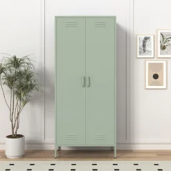 OTTO home Drehtürenschrank »Kleiderschrank Schrank Metallschrank Mehrzweckschrank Siena Spind« in 4 Farben aus Metall,in der Höhe verstellbar