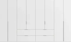 OTTO home Drehtürenschrank »Kleiderschrank Schrank Garderobe AGORDO mit Dekor- oder Hochglanzfront« in zwei Griff-Farben, Breite 360 cm,mit Außenschubkästen, Serie in 7 Breiten und 2 Höhen MADE IN GERMANY