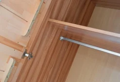 OTTO home Drehtürenschrank »Triest« teilmassiv, FSC®-zertifizierte Buche