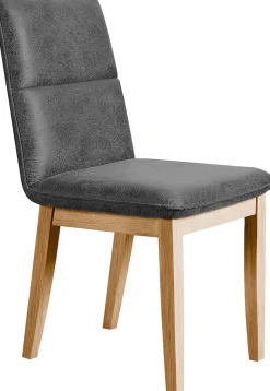 OTTO home Eckbankgruppe »Beluna + Cross Essecke Sitzgruppe Eckbank Küchenbank« Set, Eckbank, 2 Stühle und Tisch, 4 tlg. Sitzgruppe Esszimmer Stühle Tisch und Bank bequem gepolstert