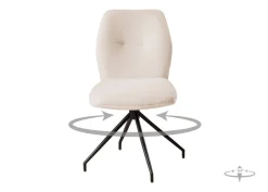 OTTO home Eckbankgruppe »Bruna Essecke, Sitzgruppe, Eckbankgruppe, Küchenbankgruppe« Set, 4tlg, 4 tlg. tlg. Stuhl: 360° drehbar (Rückst.), 2-Stoff-Design. Wellenfederung Eckbank