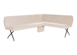 OTTO home Eckbankgruppe »Bruna Essecke, Sitzgruppe, Eckbankgruppe, Küchenbankgruppe« Set, 4tlg, 4 tlg. tlg. Stuhl: 360° drehbar (Rückst.), 2-Stoff-Design. Wellenfederung Eckbank
