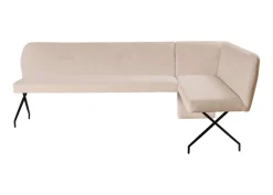OTTO home Eckbankgruppe »Bruna Essecke, Sitzgruppe, Eckbankgruppe, Küchenbankgruppe« Set, 4tlg, 4 tlg. tlg. Stuhl: 360° drehbar (Rückst.), 2-Stoff-Design. Wellenfederung Eckbank