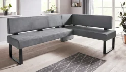 OTTO home Eckbank »Oliver mit Metallgestell, Küchenbank« verschiedene Bezüge Cord Esszimmerbank OTTOs Choice