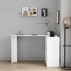 OTTO home Eckschreibtisch »Jaaron« mit vier offenen Fächern, modernes und elegantes Design