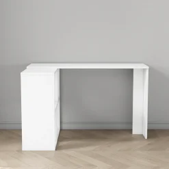 OTTO home Eckschreibtisch »Jaaron« mit vier offenen Fächern, modernes und elegantes Design