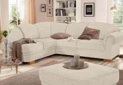 OTTO home Ecksofa »Amrum L-Form« wahlweise mit Schlaffunktion und Ottomane links/rechts