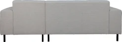 OTTO home Ecksofa »ARROS L-Form mit Wellenunterfederung, Maße B/T/H: 235/163/81 cm« incl. Zierkissen, mit Recamiere rechts/links bestellbar, auch in Cord