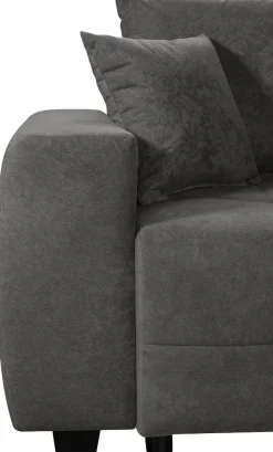 OTTO home Ecksofa »Bella Couch L-Form, B: 234 cm, Zierkissen inklusive« optional Schlaffunktion & Bettkasten, Wohnkomfort