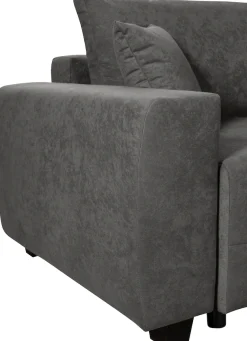 OTTO home Ecksofa »Bella Couch L-Form, B: 234 cm, Zierkissen inklusive« optional Schlaffunktion & Bettkasten, Wohnkomfort