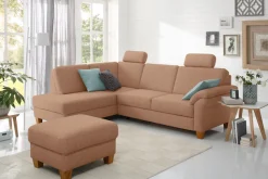 OTTO home Ecksofa »Borkum L-Form, B: 249 cm - OTTO. Verlässliche Qualität.« optional mit Schlaffunktion, Eckcouch mit Federkern