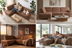 OTTO home Ecksofa »Borkum L-Form, B: 249 cm - OTTO. Verlässliche Qualität.« optional mit Schlaffunktion, Eckcouch mit Federkern