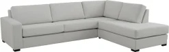 OTTO home Ecksofa »Branwell« Breite 304 cm, Struktur fein, mit Wellenunterfederung