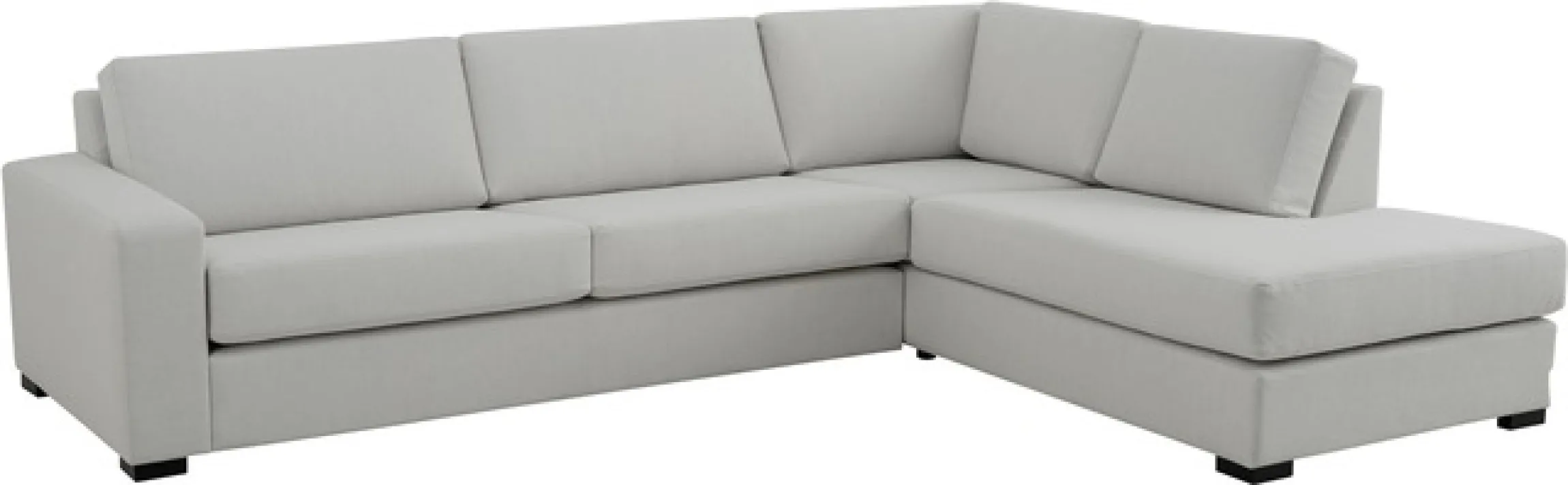 OTTO home Ecksofa »Branwell« Breite 304 cm, Struktur fein, mit Wellenunterfederung