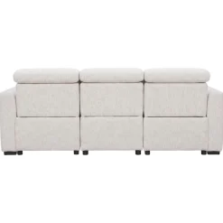 OTTO home Ecksofa »CAARLA Webstoff, L-Form, 261 cm, man. o. elektr. Relaxfunktion (USB)« mit USB-A und USB-C bei elektrischer Ausführung, Kopfteilverstellung
