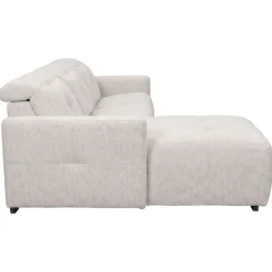 OTTO home Ecksofa »CAARLA Webstoff, L-Form, 261 cm, man. o. elektr. Relaxfunktion (USB)« mit USB-A und USB-C bei elektrischer Ausführung, Kopfteilverstellung