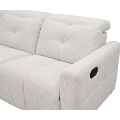 OTTO home Ecksofa »CAARLA Webstoff, L-Form, 261 cm, man. o. elektr. Relaxfunktion (USB)« mit USB-A und USB-C bei elektrischer Ausführung, Kopfteilverstellung