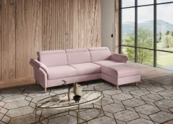 OTTO home Ecksofa »Calypso L-Form« mit motorischen Funktionen im Sofa und Recamiere