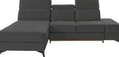 OTTO home Ecksofa »Cardiz L-Form« inkl.Kopfteilverstellung und Federkern wahlweise mit Schlaffunktion