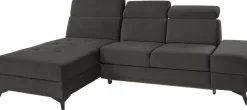 OTTO home Ecksofa »Cardiz L-Form« inkl.Kopfteilverstellung und Federkern wahlweise mit Schlaffunktion