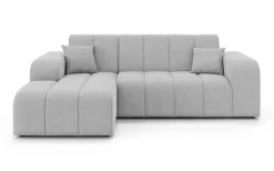 OTTO home Ecksofa »CASSY L-Form, Schlafsofa mit Bettkasten, Maße B/T/H: 245/165/88 cm« mit 2 Rückenkissen, Recamiere rechts oder links bestellbar