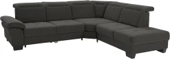 OTTO home Ecksofa »Cornwall L-Form« mit Sitztiefenverstellung, Schlaffunktion & Kopfteilverstellung