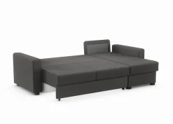 OTTO home Ecksofa »Dublin L-Form, B: 234cm, in Cord« Schlaffunktion und Bettkasten, Recamiere links oder rechts montierbar
