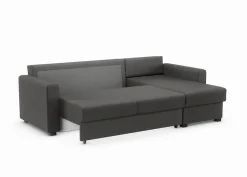 OTTO home Ecksofa »Dublin L-Form, B: 234cm, in Cord« Schlaffunktion und Bettkasten, Recamiere links oder rechts montierbar