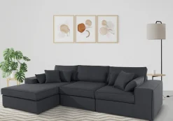 OTTO home Ecksofa »Florid L-Form« 3 Teile, bestehend aus Modulen, viele Bezugsqualitäten, auch in Cord