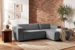 OTTO home Ecksofa »Jellon kompakte Eckcouch« Breite 232 cm, L-Form, Chenille, mit Welleunterfederung