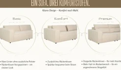 OTTO home Ecksofa »Jorrena, extra weicher Chenille-Stoff« L-Form, 3 Komfortstufen, Breite 346 cm, mit Wellenunterfederung