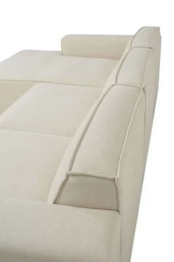 OTTO home Ecksofa »Jorrena, extra weicher Chenille-Stoff« L-Form, 3 Komfortstufen, Breite 346 cm, mit Wellenunterfederung
