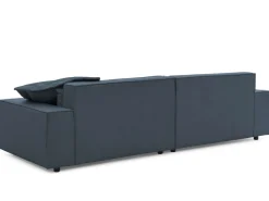 OTTO home Ecksofa »KINLEE Design-Sofa mit Recamiere rechts/links, Maße B/T/H 251/144/70cm« L-Form mit Wellenunterfederung, ohne Bettfunktion, modern und beguem