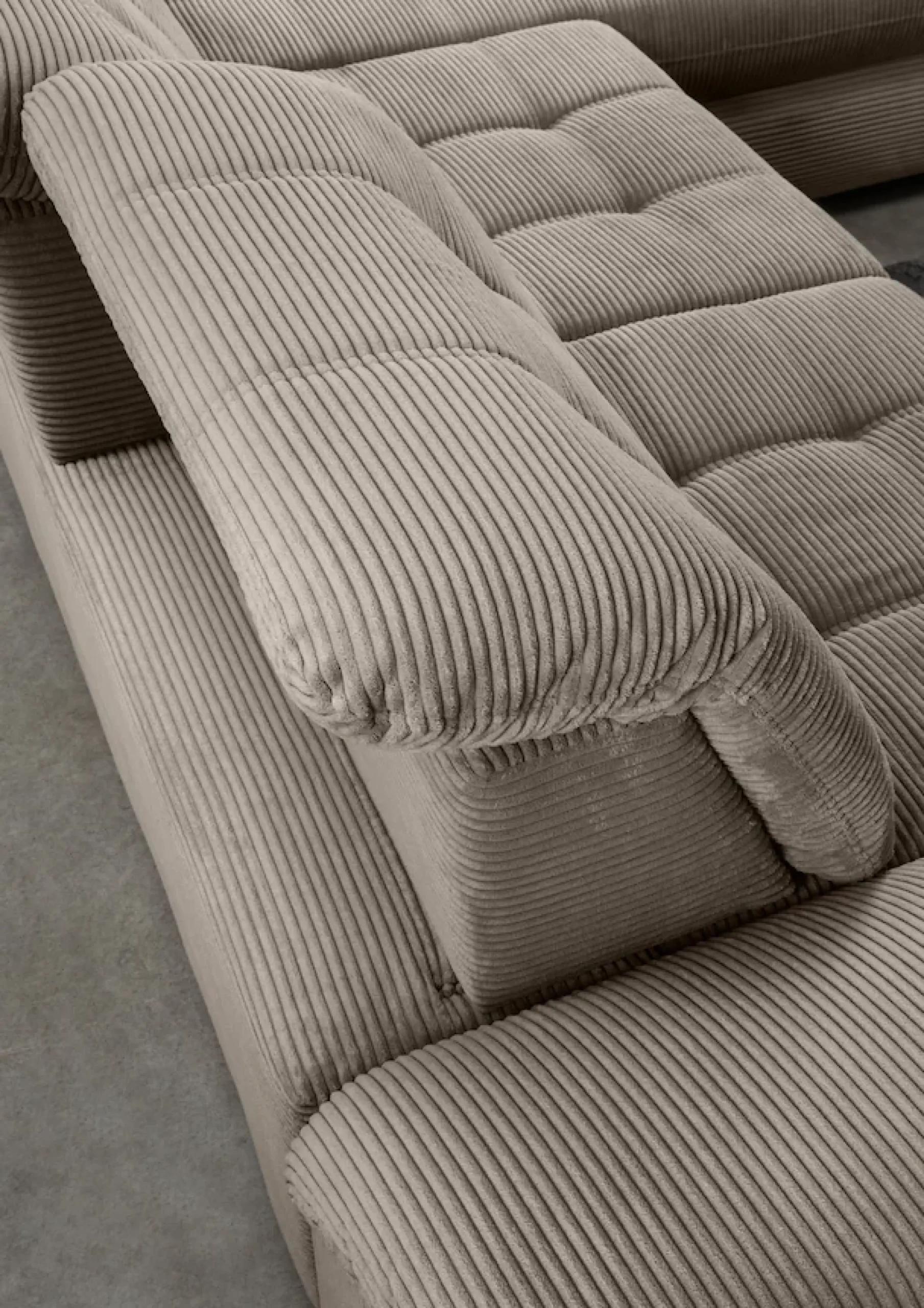 OTTO home Ecksofa »Lazio multifunktion, bequem, tolle Detailverarbeitung, Breite 273cm« L-Form, Bettkasten, Schlaffunktion, Sitztiefenverstellung