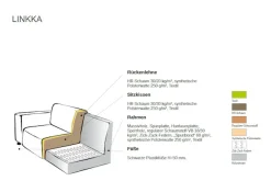 OTTO home Ecksofa »Linkka, Breite 301 cm« L-Form, in einem weichen Chenille-Stoff, mit Wellenunterfederung