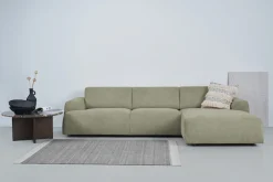 OTTO home Ecksofa »Linkka, Breite 301 cm« L-Form, in einem weichen Chenille-Stoff, mit Wellenunterfederung