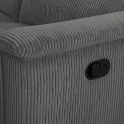 OTTO home Ecksofa »LUND Cord, L-Form, 261 cm, man. o. elektr. Relaxfunktion (mit USB-A)« mit USB A-Anschluss bei elektrischer Variante und Kopfteilverstellung