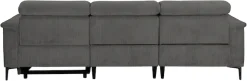OTTO home Ecksofa »LUND Cord, L-Form, 261 cm, man. o. elektr. Relaxfunktion (mit USB-A)« mit USB A-Anschluss bei elektrischer Variante und Kopfteilverstellung