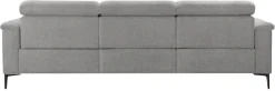 OTTO home Ecksofa »LUND, Struktur-Bezug, L-Form, 261cm, man. /elektr. Relaxfunktion« auch mit USB A/C-Anschluss sowie Kopfteilverstellung