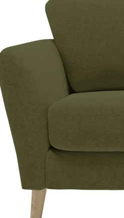 OTTO home Ecksofa »MARSEILLE (242/152cm),L-Form, Rec. rechts/links« Massivholzbeine Eiche, Landhausstil, Wellenunterfederung