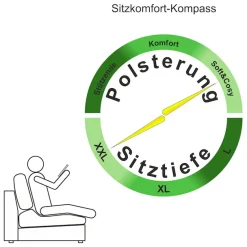 OTTO home Ecksofa Mega-Sofa wahlweise in Cord oder Bouclé, mit Federkern & 6 Zierkissen